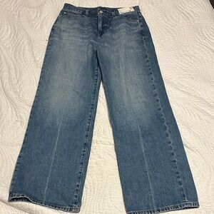 Uniqlo Wide Straight Jeans (TAGS ON NEVER WORN)